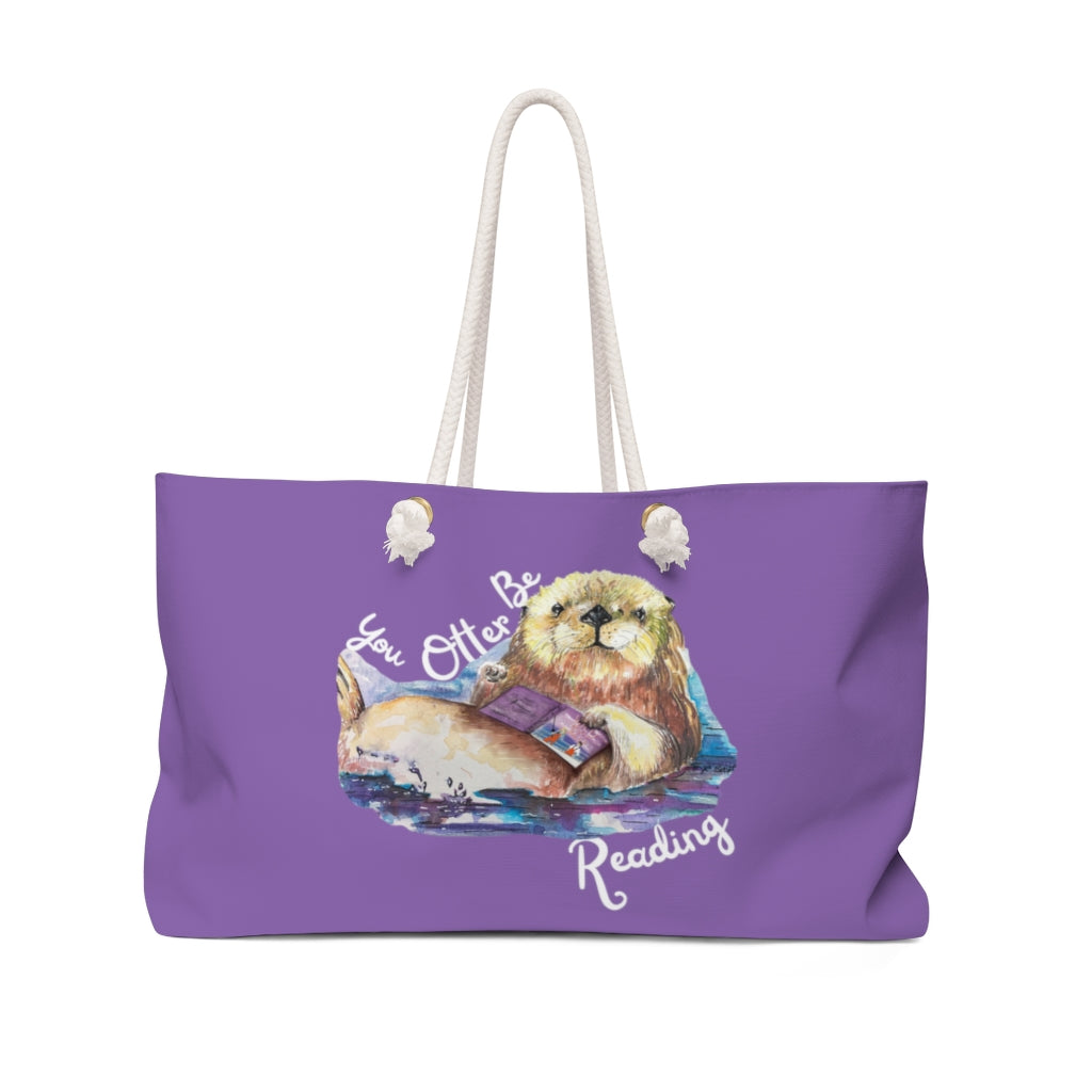 Purple Weekender Bag